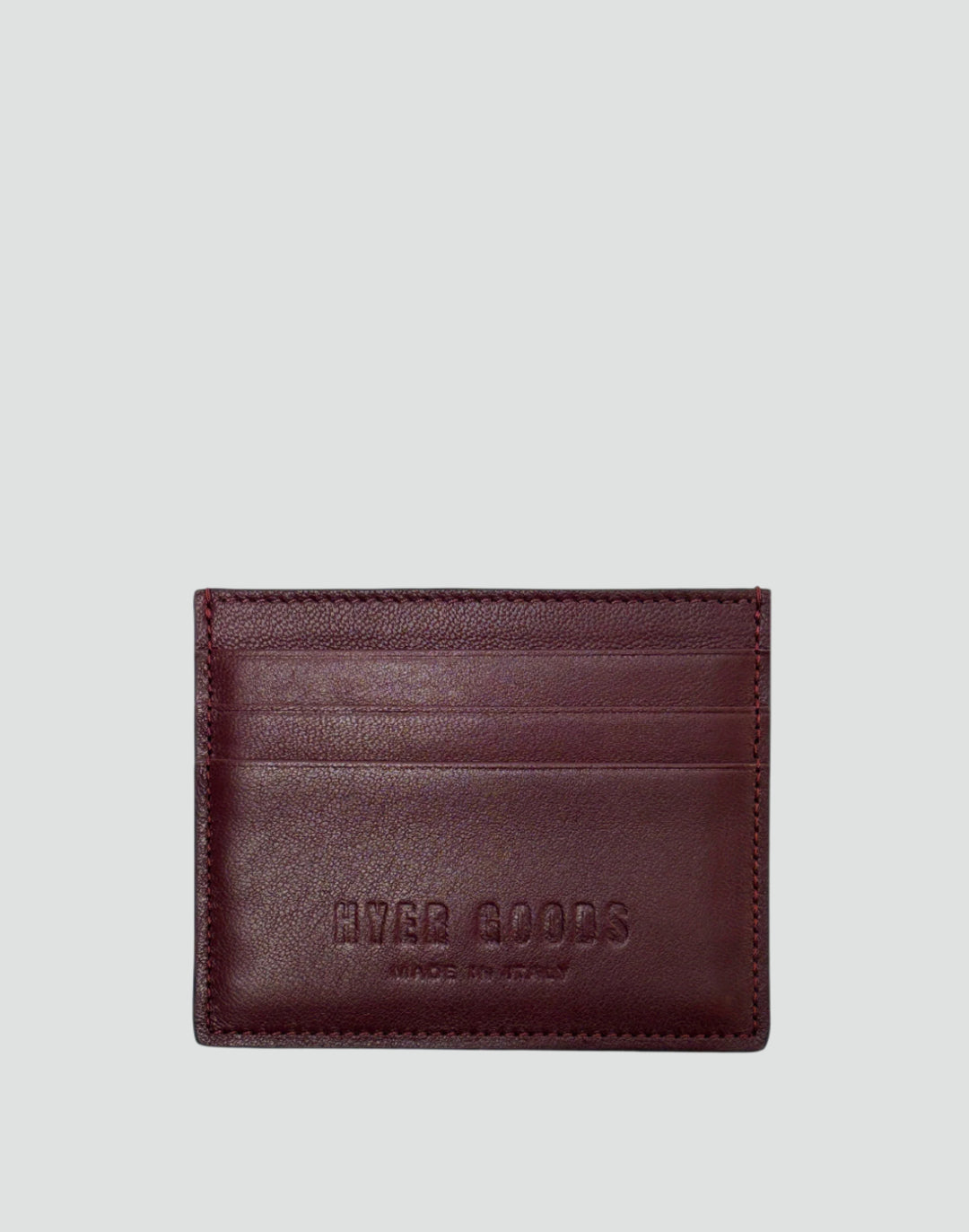 Hyer Goods_Certo Italian Card Wallet_Burgundy Wine#color_burgundy