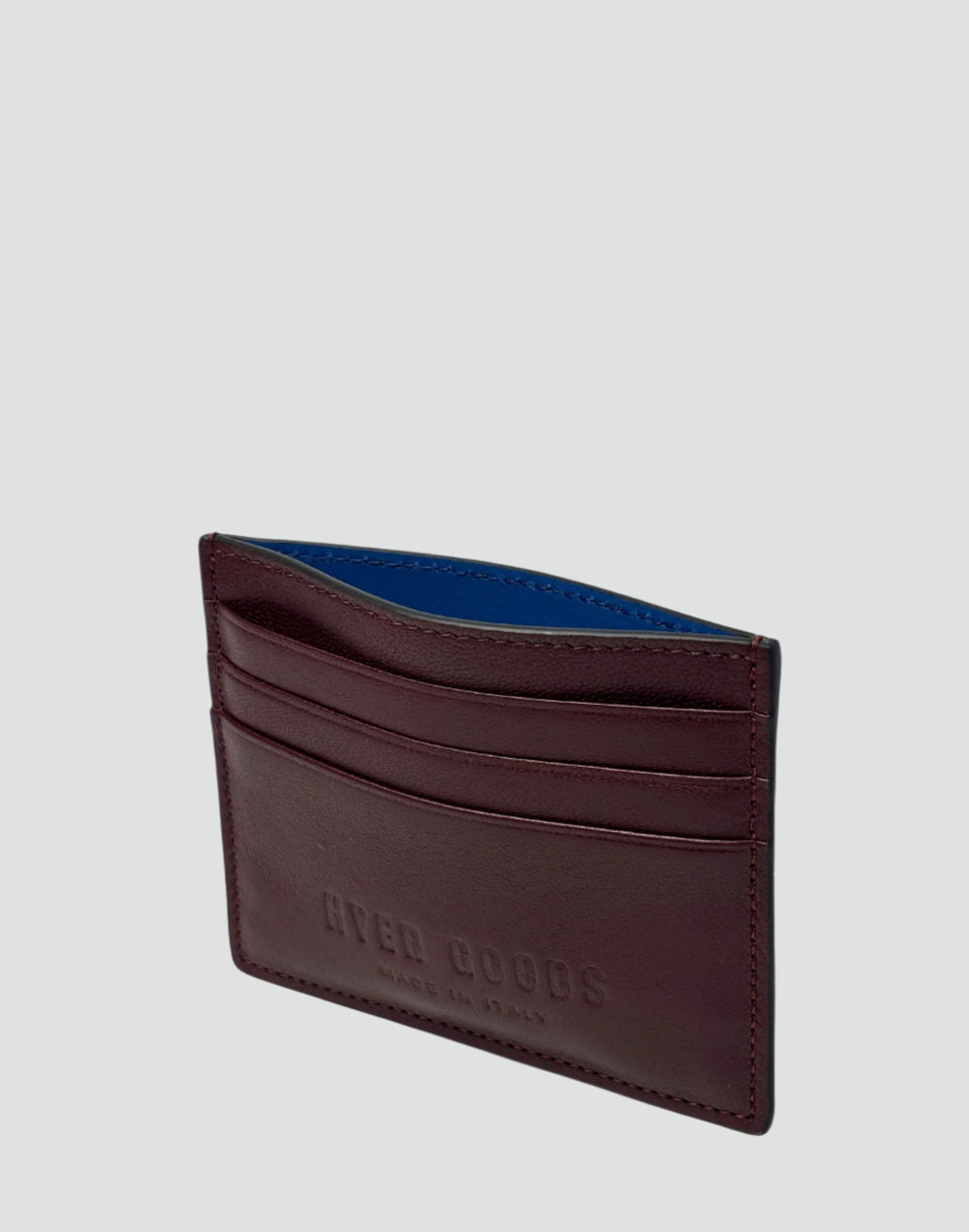 Hyer Goods_Certo Italian Card Wallet_Burgundy Wine#color_burgundy
