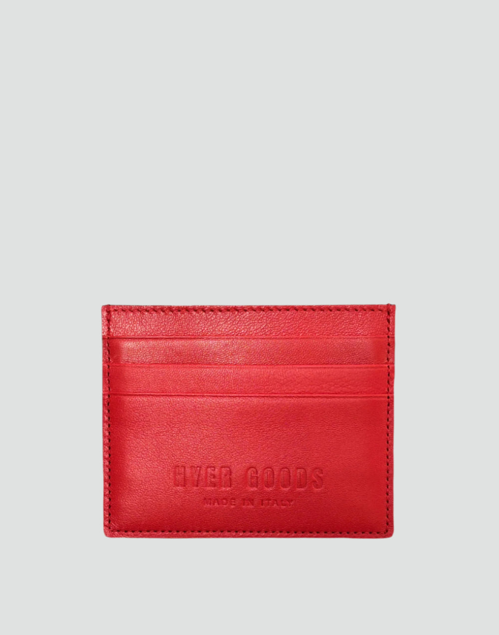 Hyer Goods_Certo Italian Card Wallet_Valentino Red
#color_valentino-red