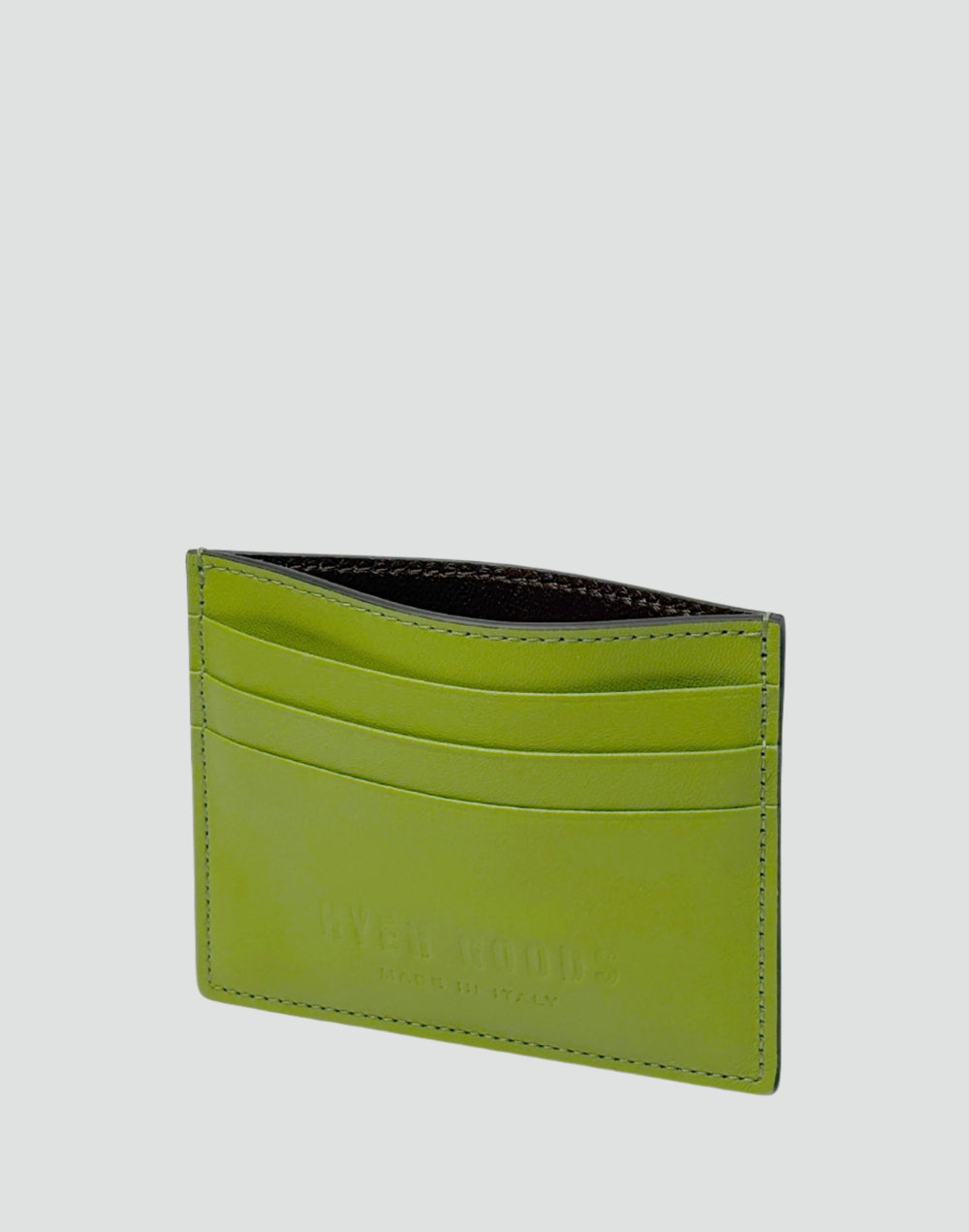 Hyer Goods_Certo Italian Card Wallet_Vert Anis Lime Green#color_vert-anis
