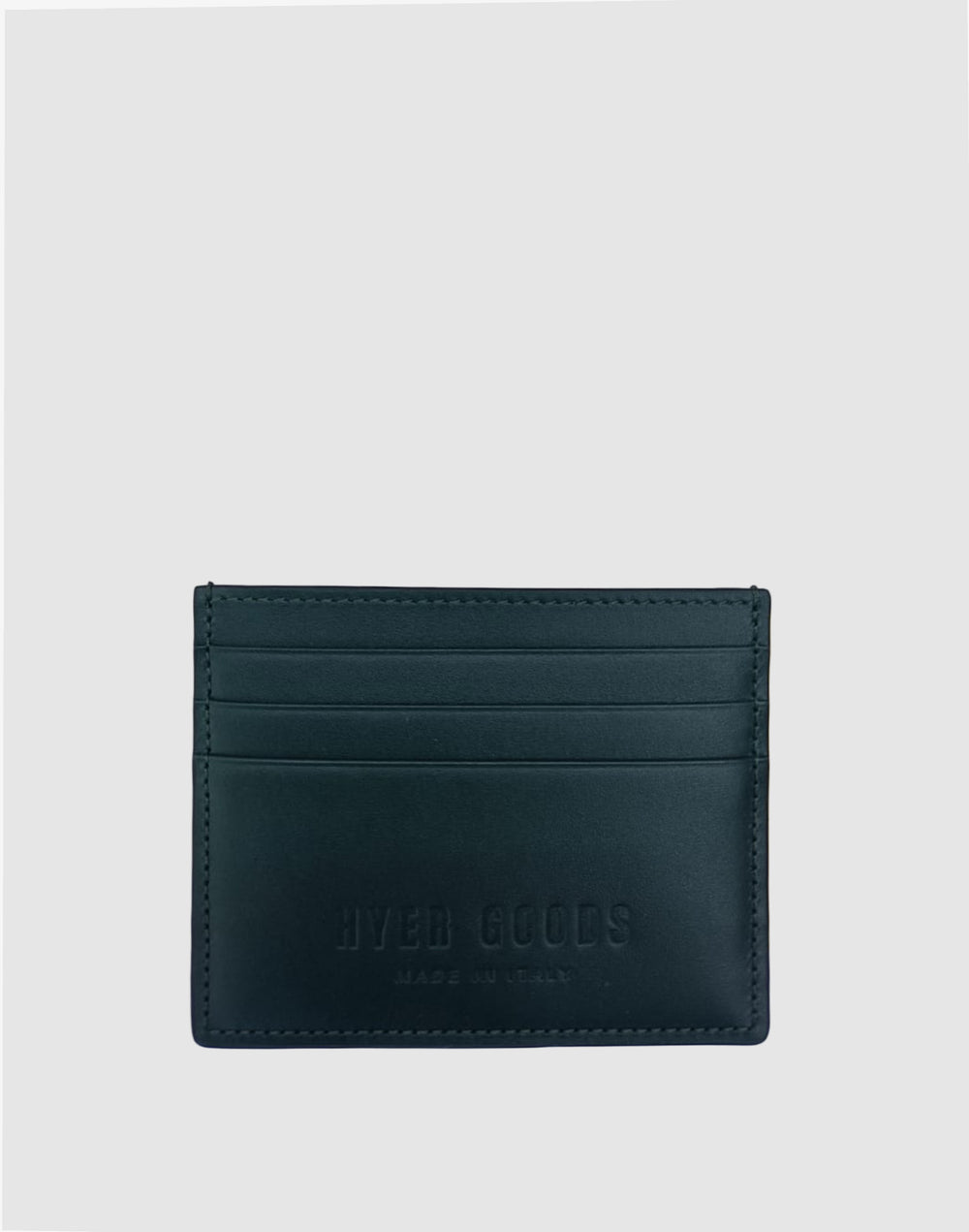 Hyer Goods_Certo Italian Card Wallet_Emerald Green#color_emerald-green