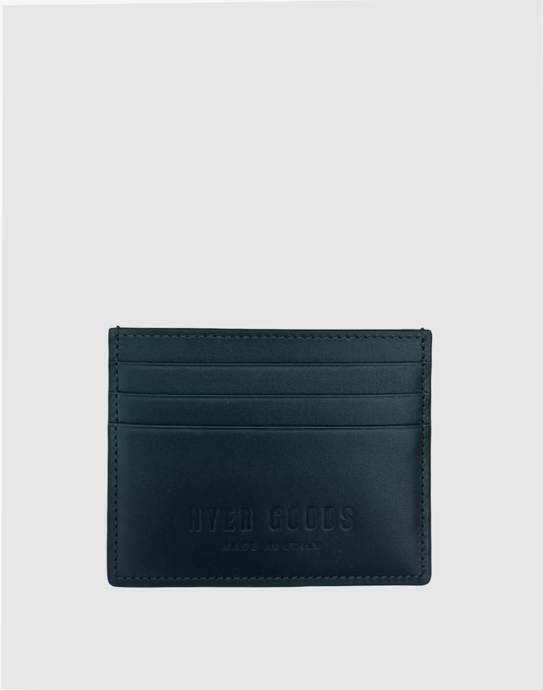 Hyer Goods_Certo Italian Card Wallet_Emerald Green#color_emerald-green