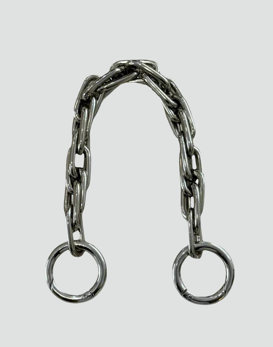 removable silver chain strap #color_silver