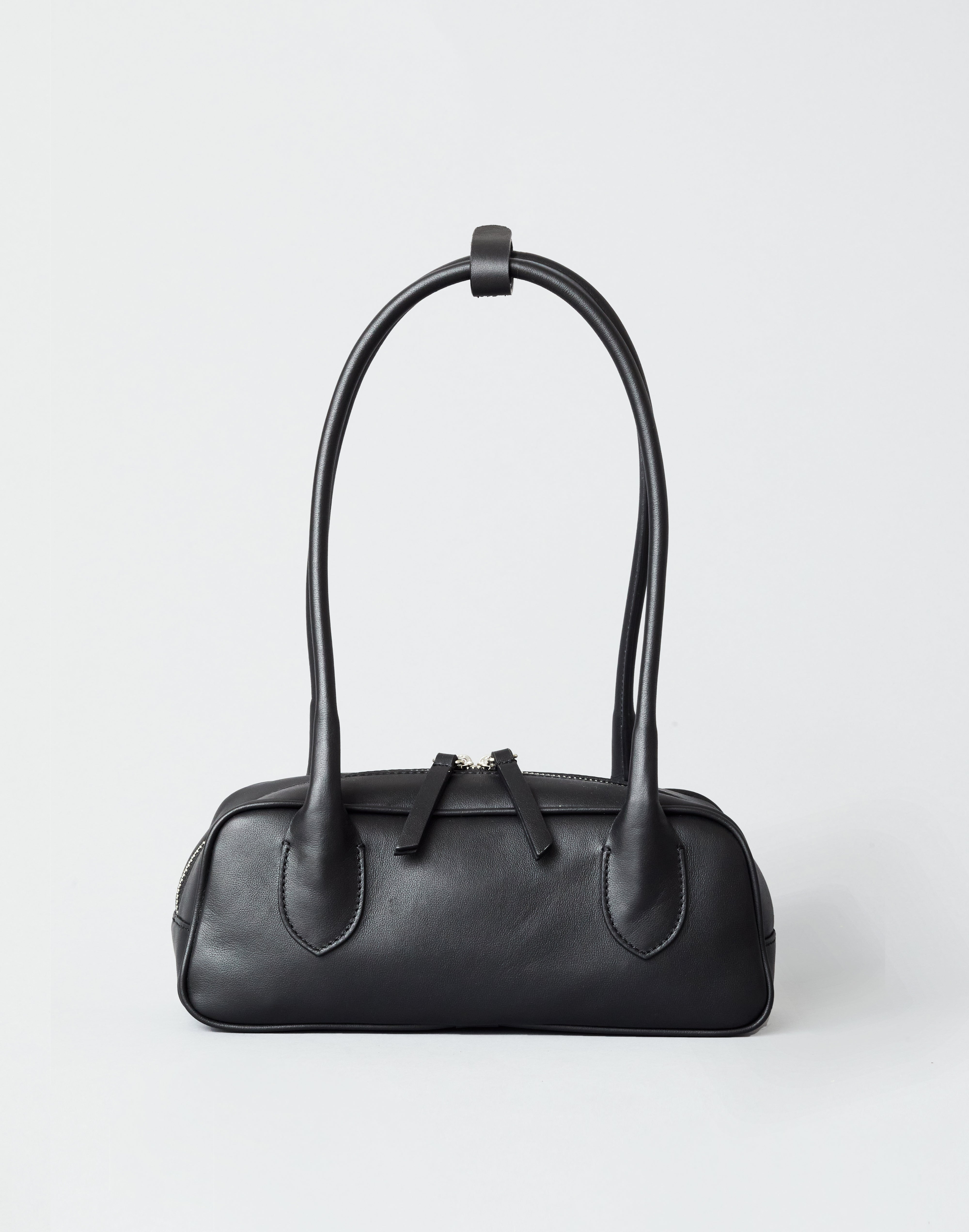 Mini La Strada East West Bag | Italian Leather Baguette Bag Mini