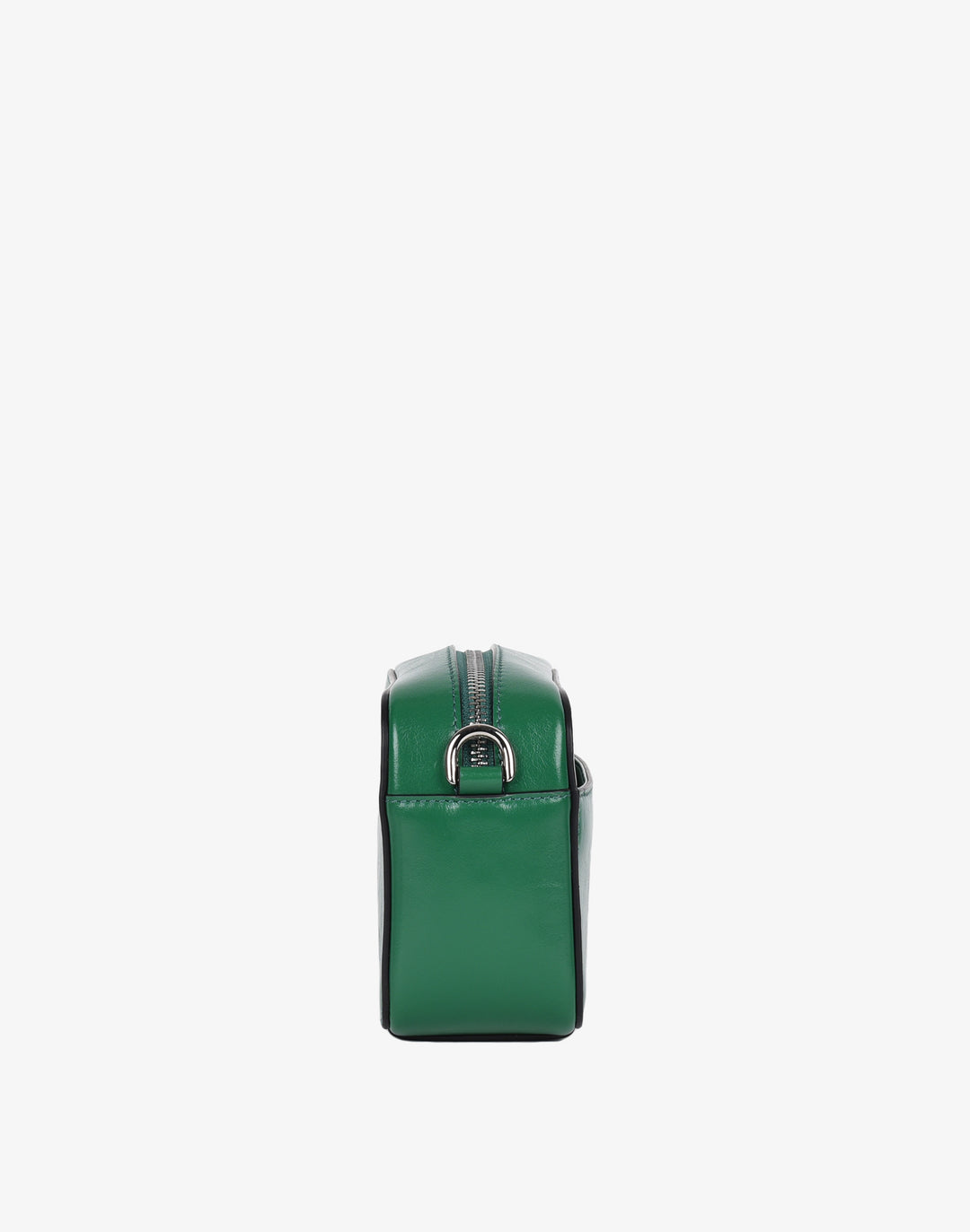 recycled genuine leather camera bag green#color_glazed-green