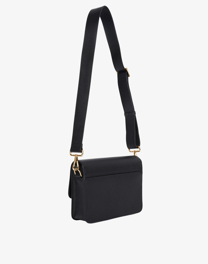 hyer goods recycled leather crossbody satchel bag black OLD