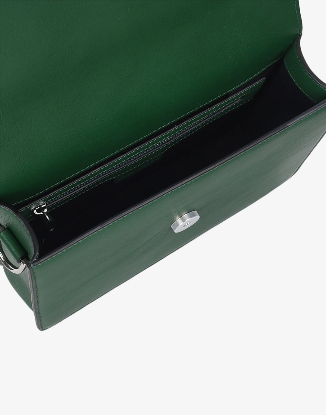 hyer goods recycled leather crossbody satchel bag green #color_green