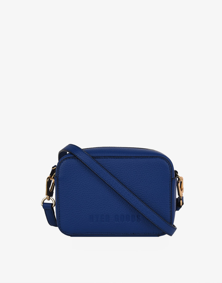 recycled genuine leather camera bag cobalt#color_yves-blue