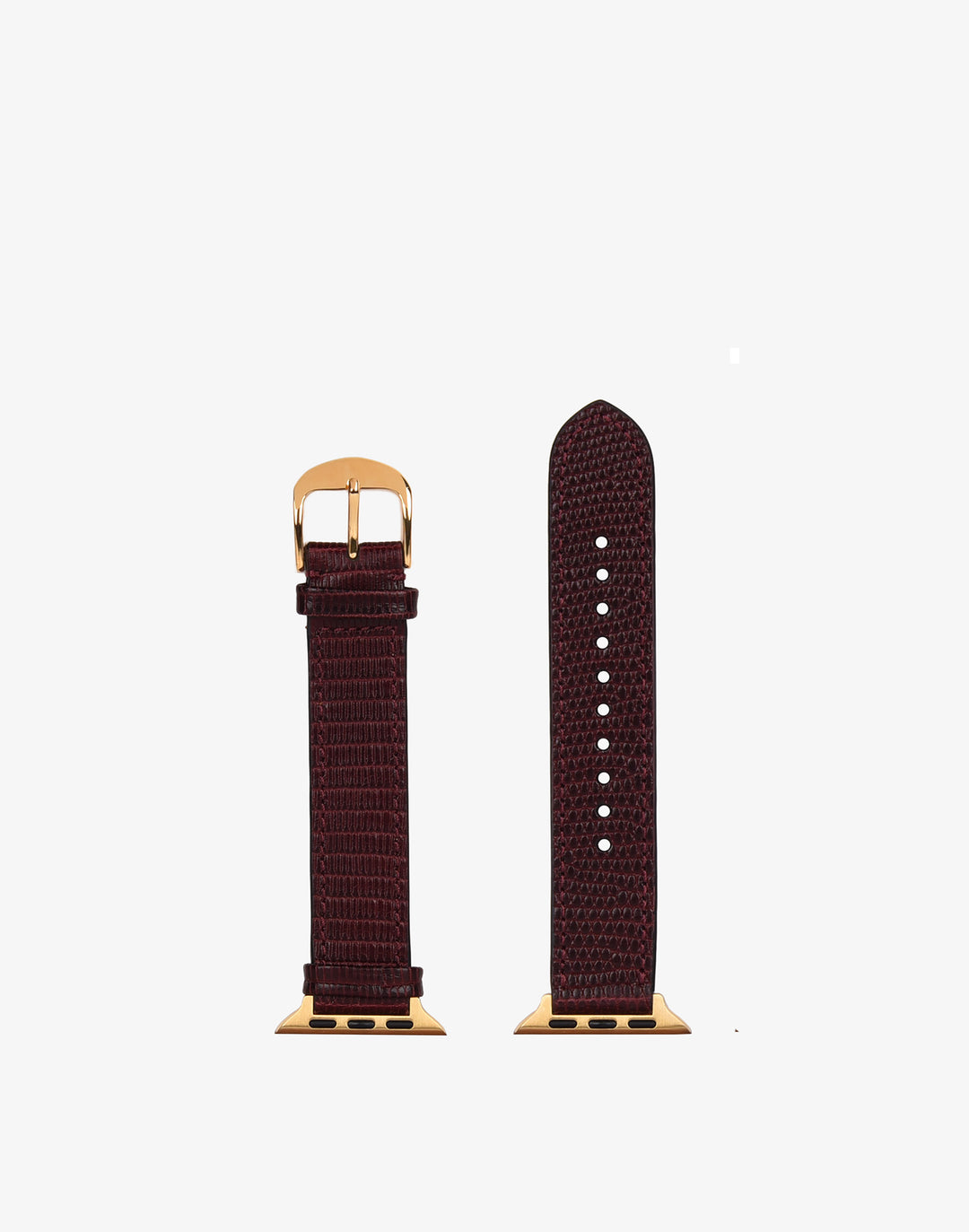 Leather Apple Watch Band#color_wine-lizard