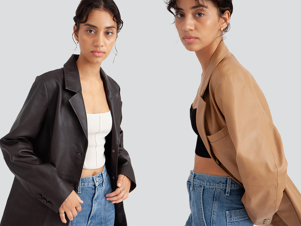 Leather Blazer Outfits: How to Style a Blazer Year-Round