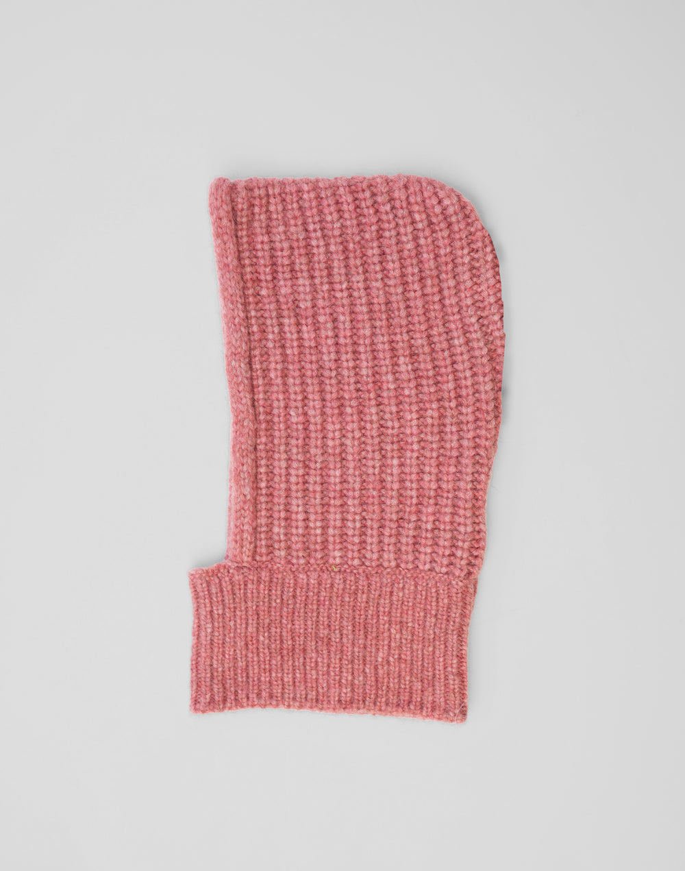 HYER GOODS chunky alpaca wool balaclava #color_dusty-pink