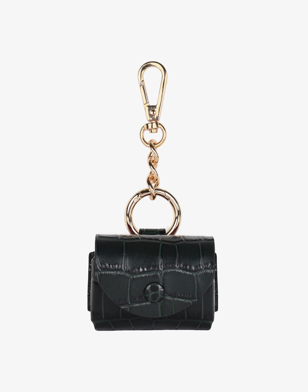 Luxury Leather Coin Purse Key Chain Air Pod Case Bag Charm 