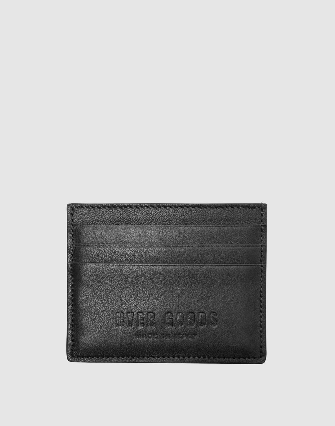 Hyer Goods_Certo Italian Card Wallet_Black Nappa Leather #color_black