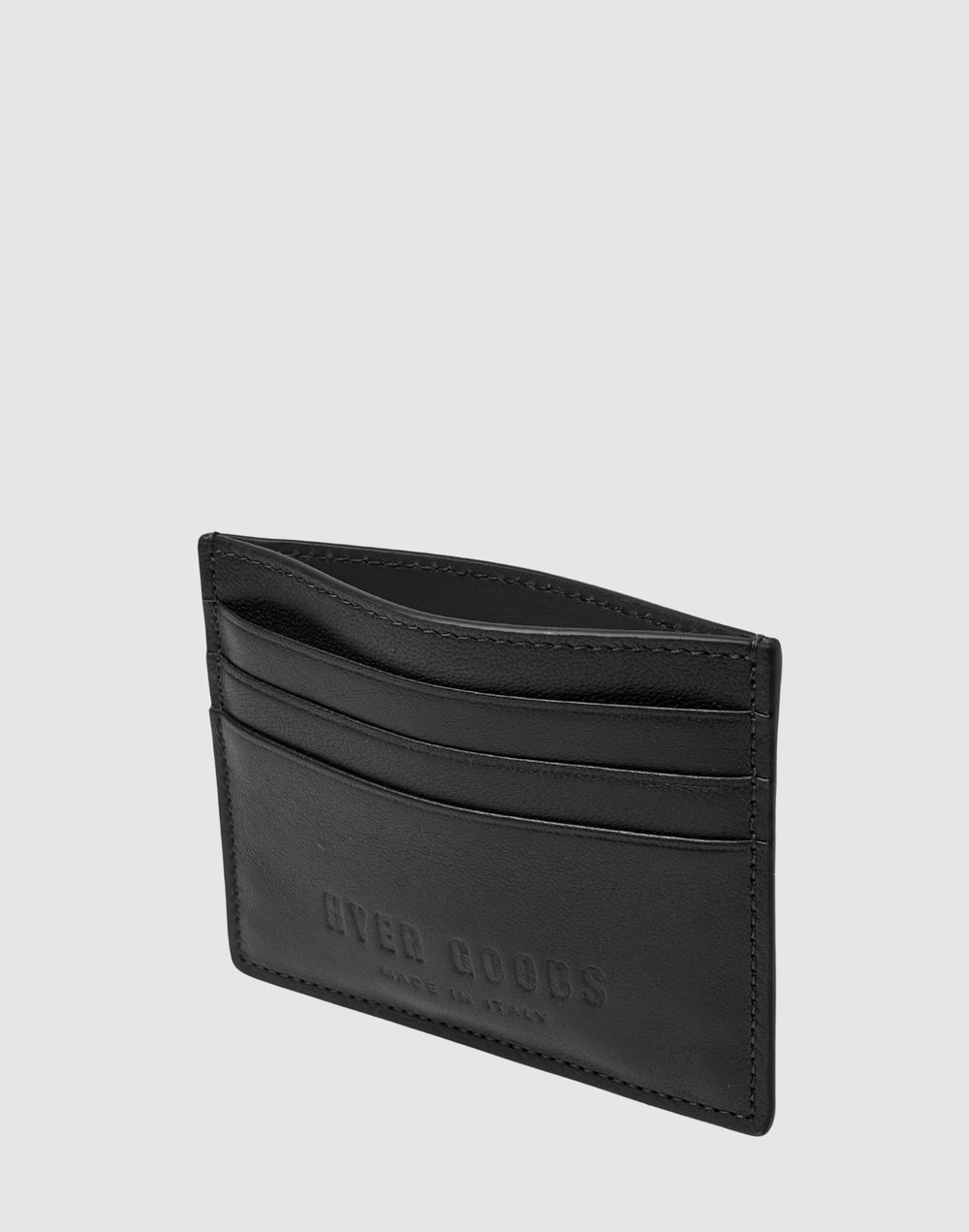 Hyer Goods_Certo Italian Card Wallet_Black Nappa Leather #color_black