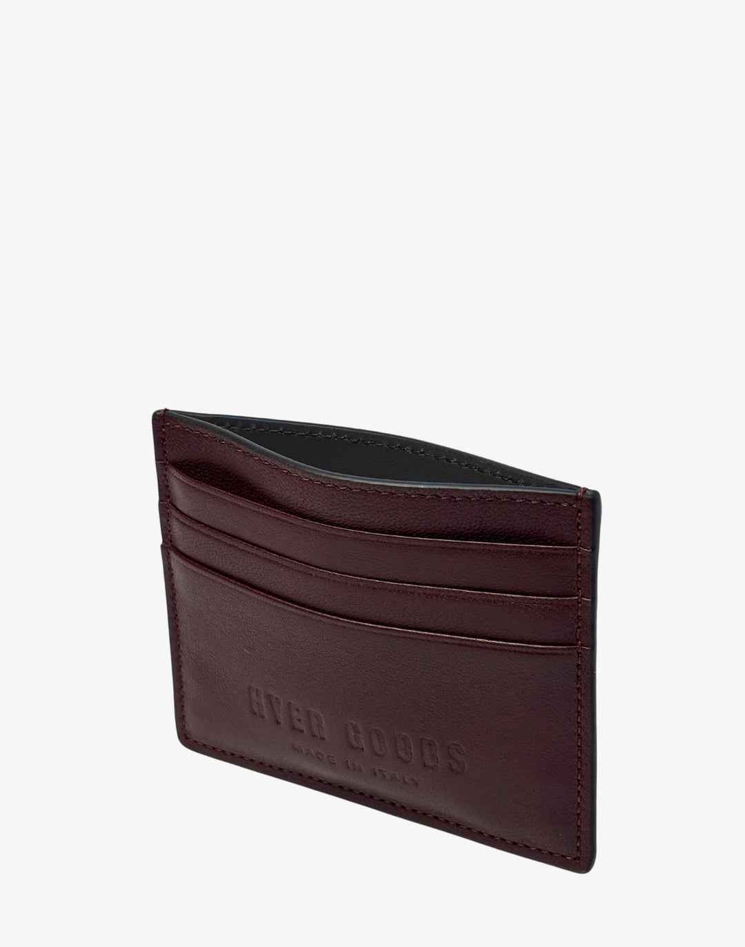 Hyer Goods_Certo Italian Card Wallet_Burgundy Wine#color_burgundy