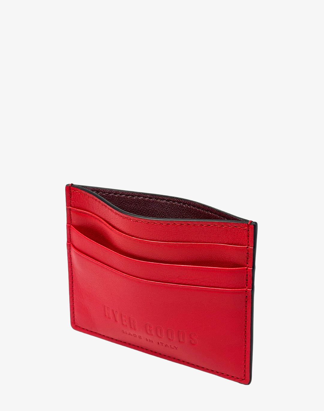 Hyer Goods_Certo Italian Card Wallet_Valentino Red
#color_valentino-red