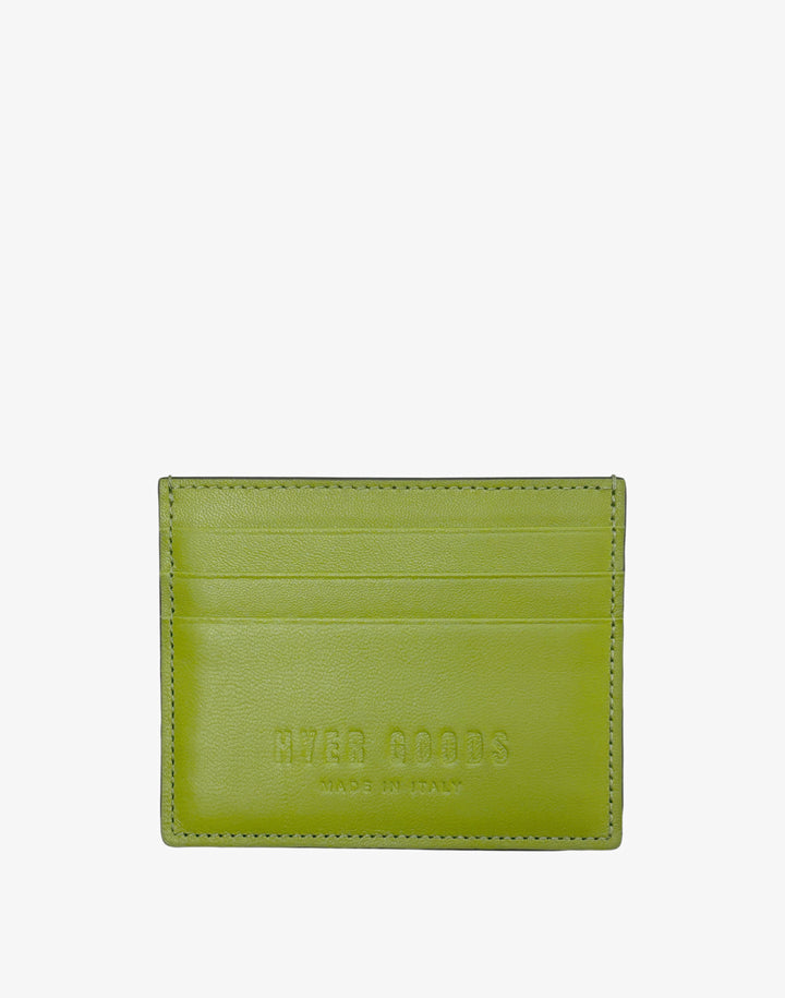 Hyer Goods_Certo Italian Card Wallet_Vert Anis Lime Green#color_vert-anis