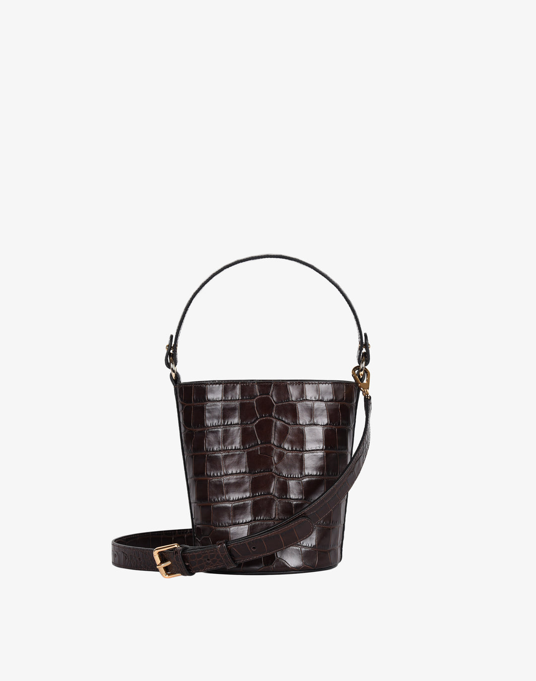Vintage French Crocodile Patent Leather Handbag Purse