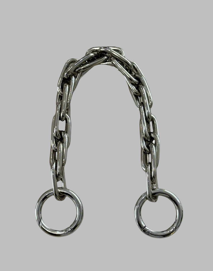 removable silver chain strap #color_silver