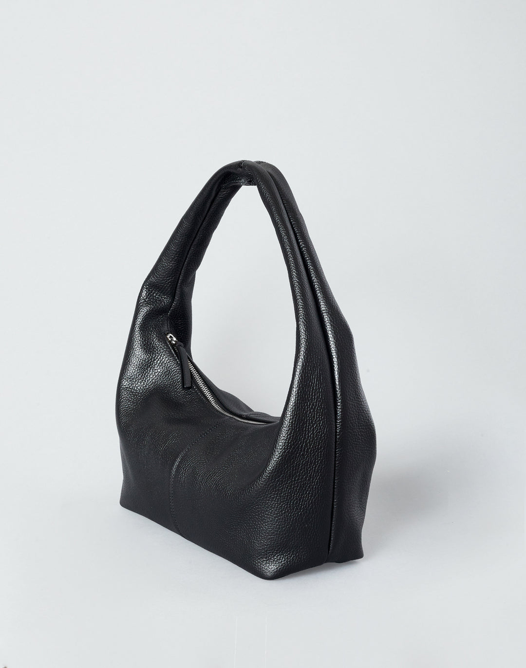 HYER GOODS slouchy everyday shoulder bag #color_black-silver
