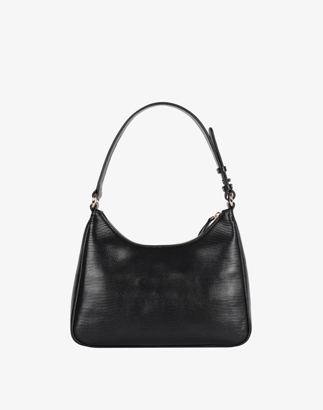 Black Leather Crossbody Bag Hobo Bag Shoulder Purse Caryall 