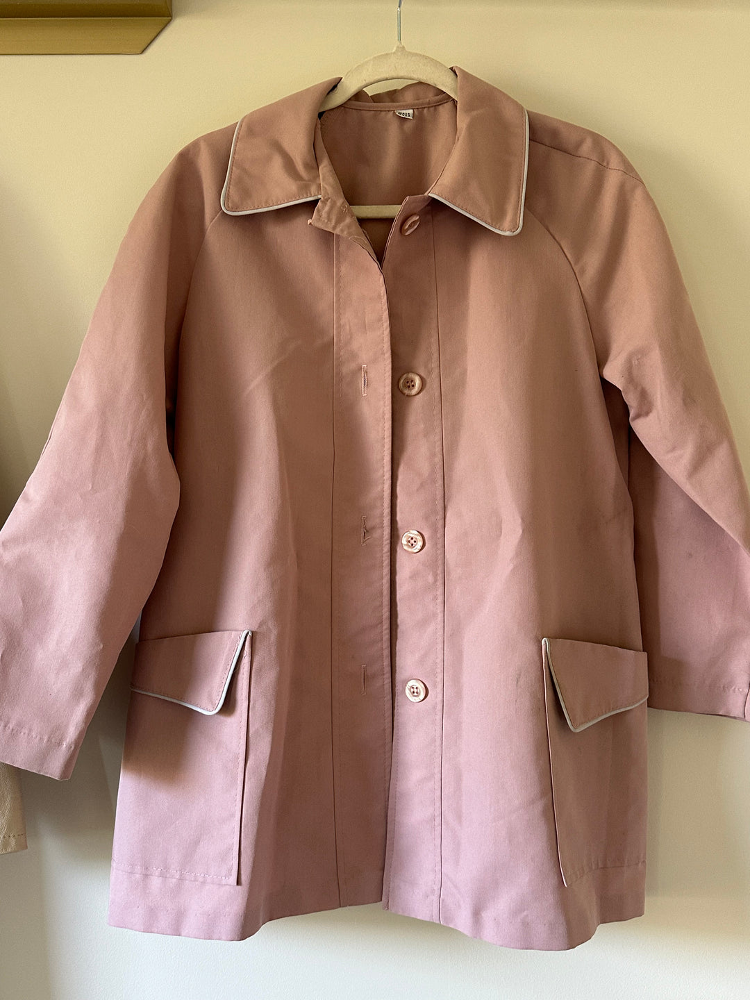 pink vintage coat