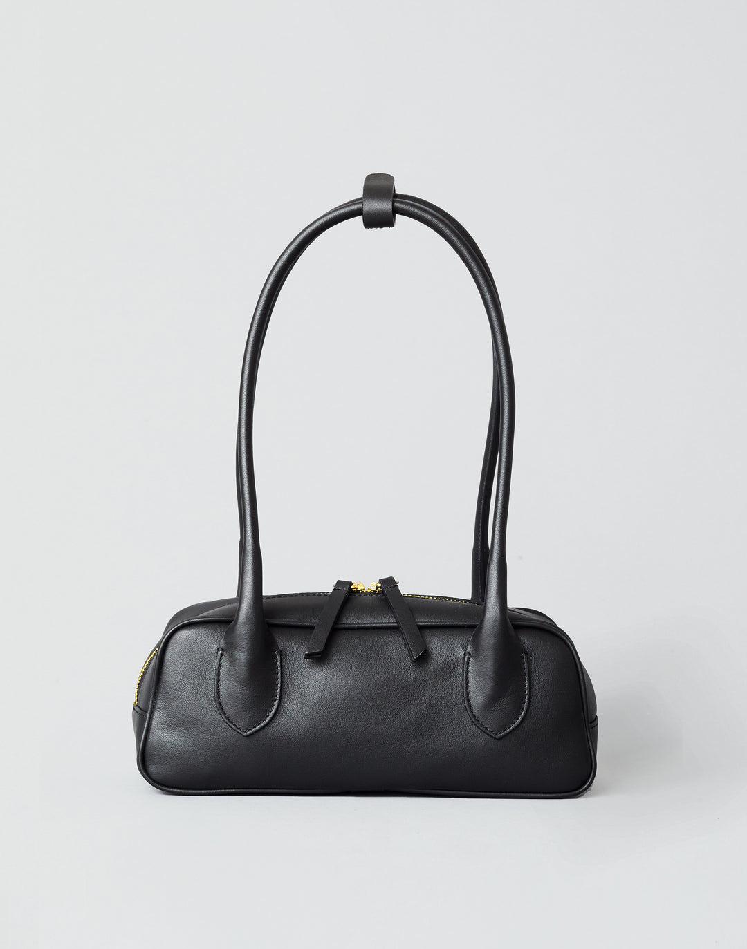 HYER GOODS Mini La Strada East West Bag #color_black-gold