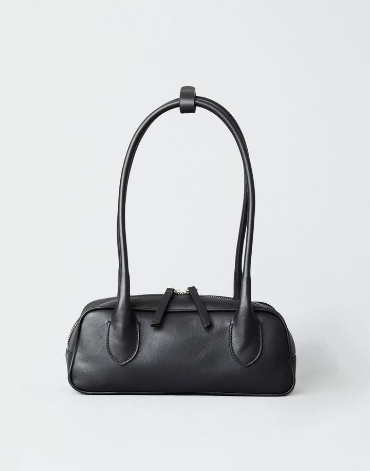 HYER GOODS Mini La Strada East West Bag #color_black-silver