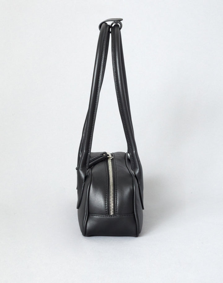 HYER GOODS Mini La Strada East West Bag #color_black-silver
