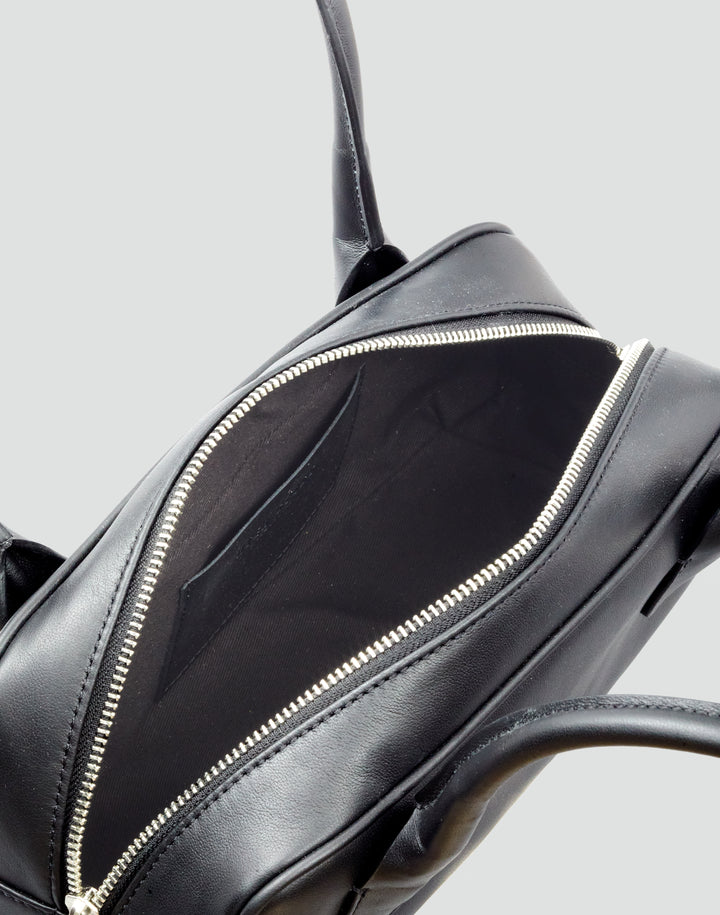 HYER GOODS Mini La Strada East West Bag #color_black-silver