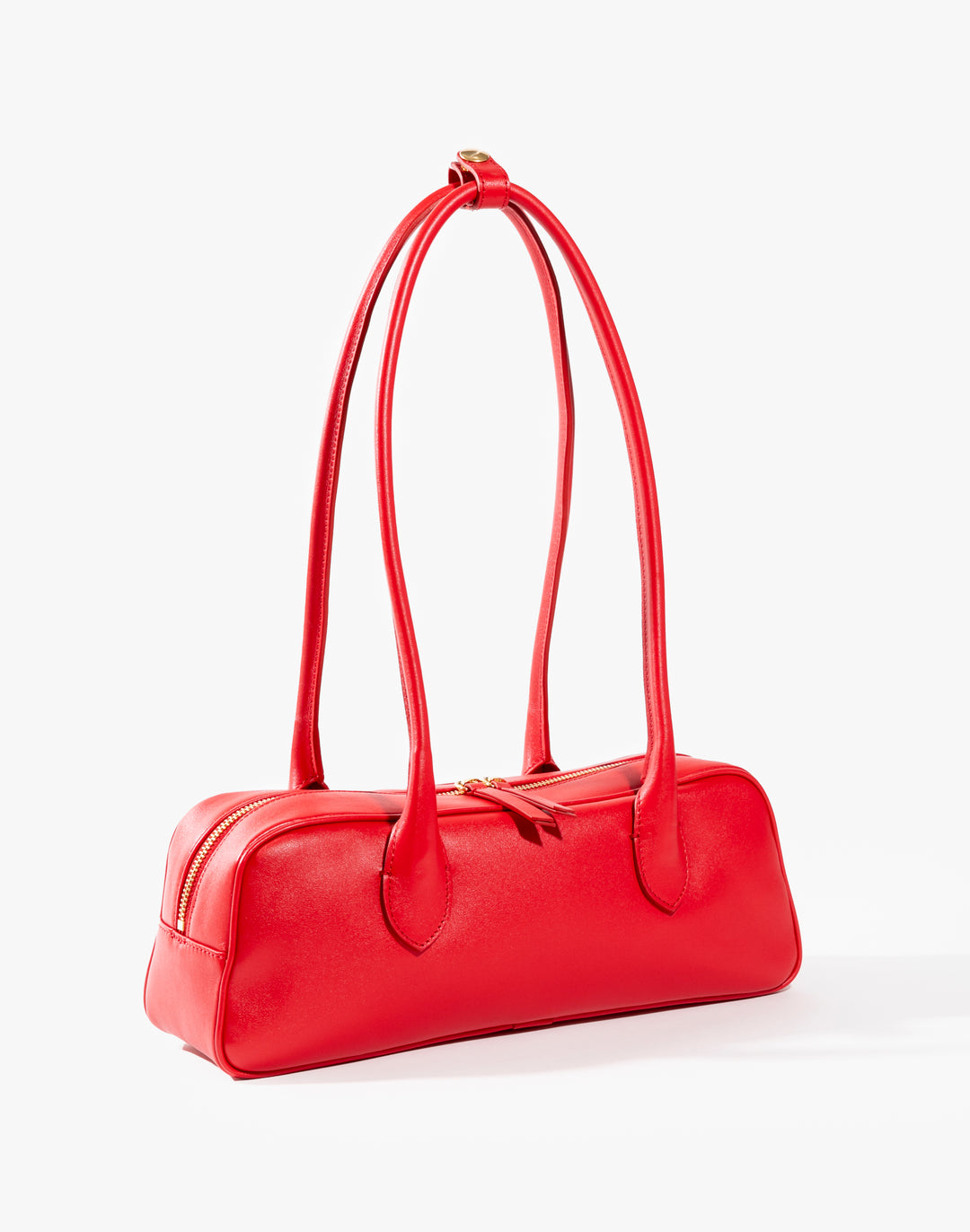 HYER GOODS La Strada East West Bag in Red #color_valentino-red