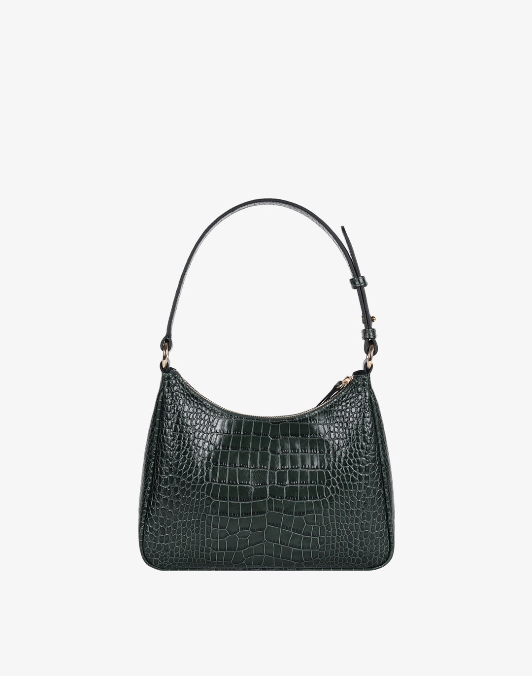 Luxe Medium Shoulder Bag Black Lizard