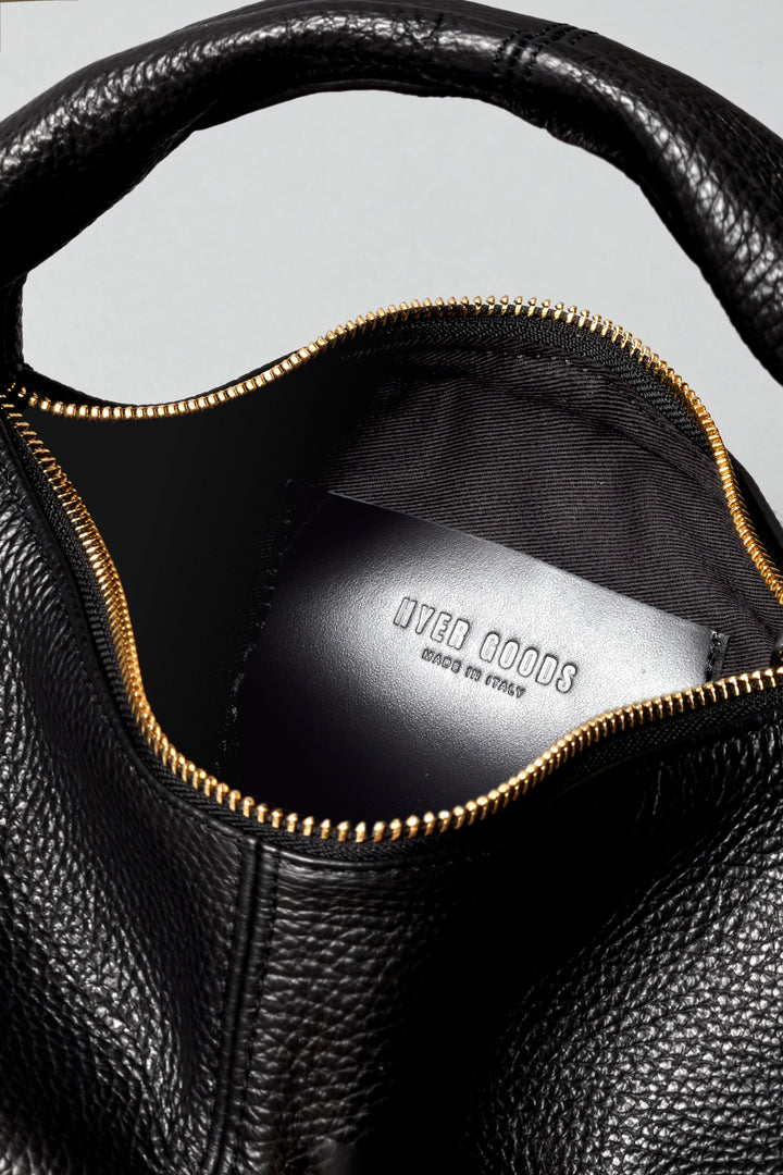 HYER GOODS Mini everyday BLACK MINI EVERYDAY shoulder bag #color_black-gold