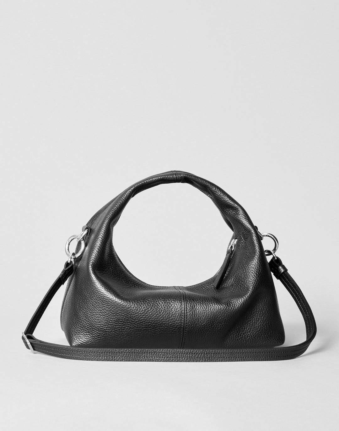 HYER GOODS Mini everyday BLACK MINI EVERYDAY shoulder bag #color_black-silver
