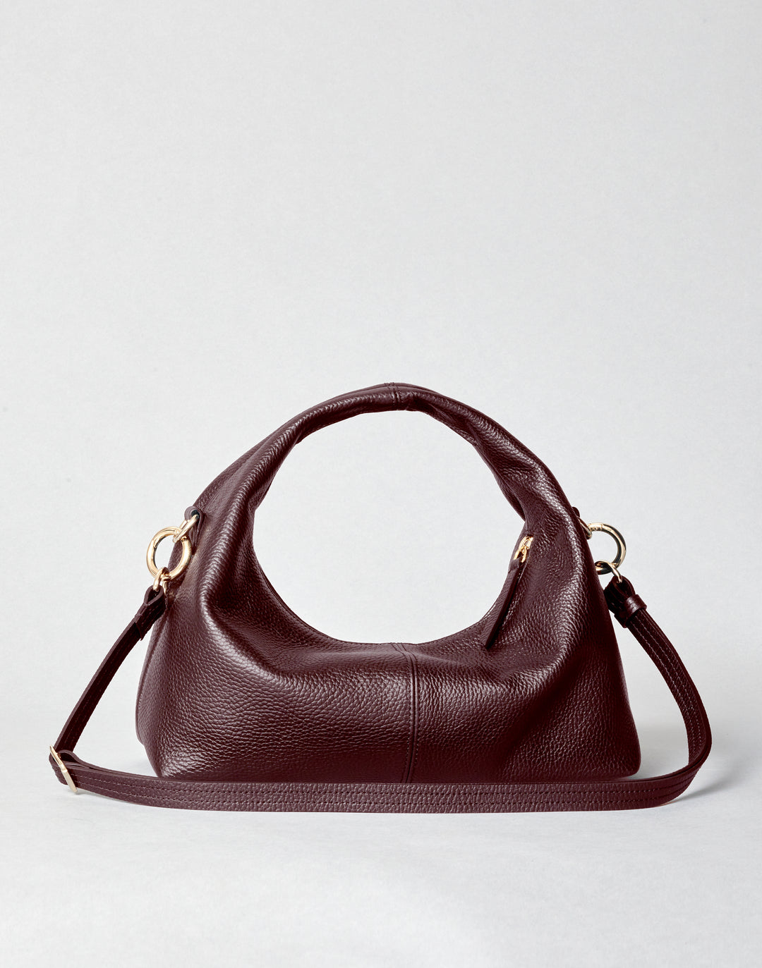 HYER GOODS Mini everyday burgundy wine MINI EVERYDAY shoulder bag #color_burgundy