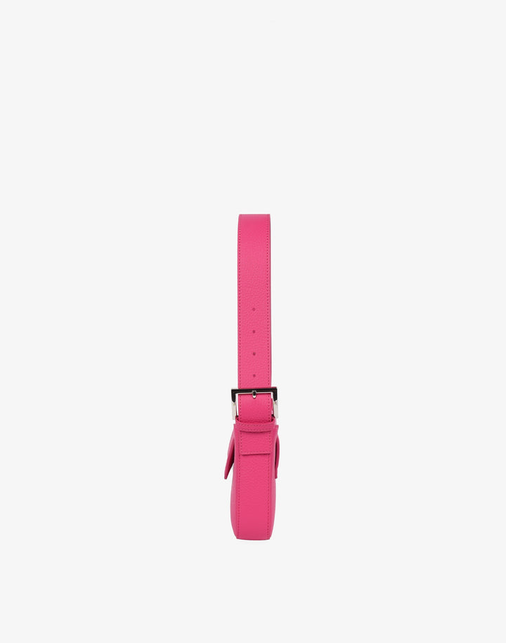 Luxe Buckle Bag - Fuschia