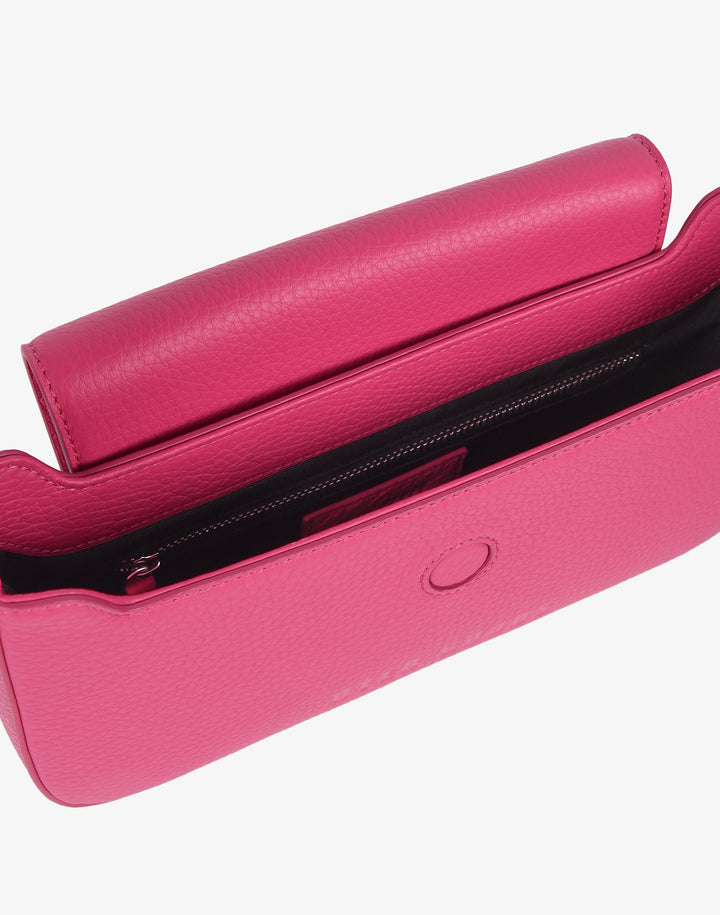 Luxe Buckle Bag - Fuschia