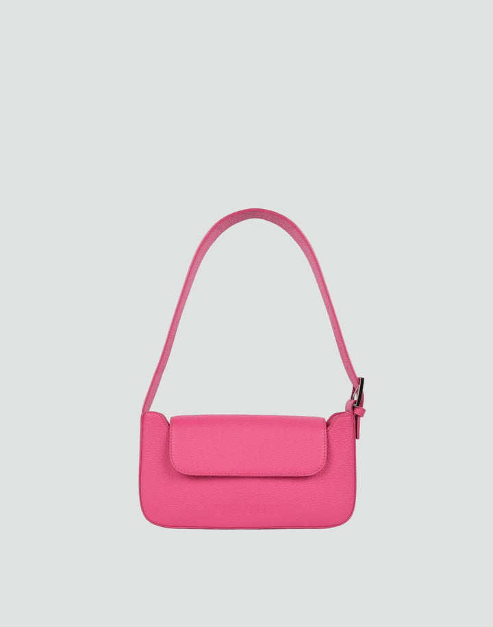Luxe Buckle Bag - Fuschia