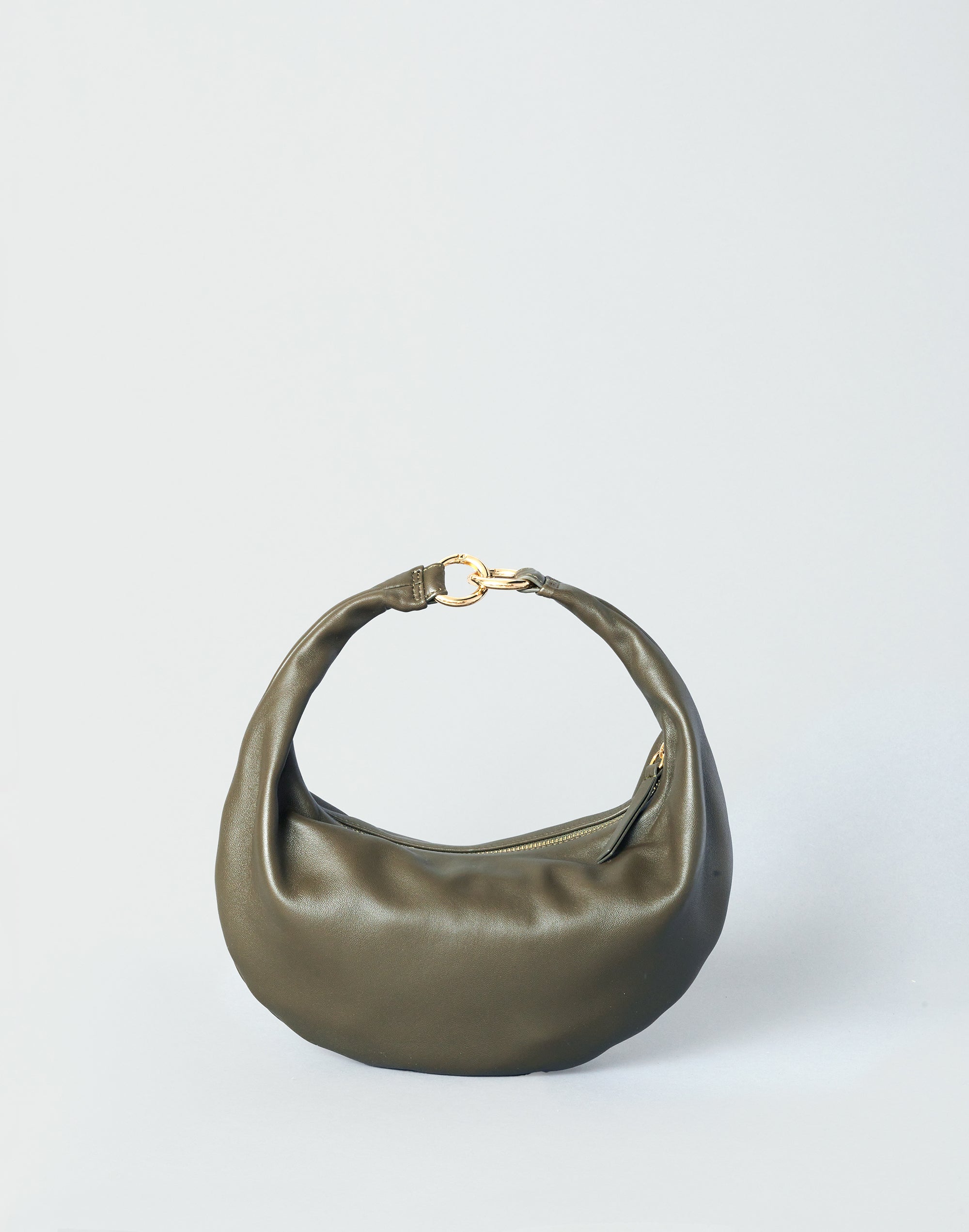 The Piccola Ring Bag | A Convertible Leather Crescent Bag | HYER