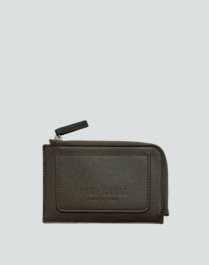 Hyer Goods_Piccolo Zipper Card Wallet Italian Leather_Olive-green#color_olive