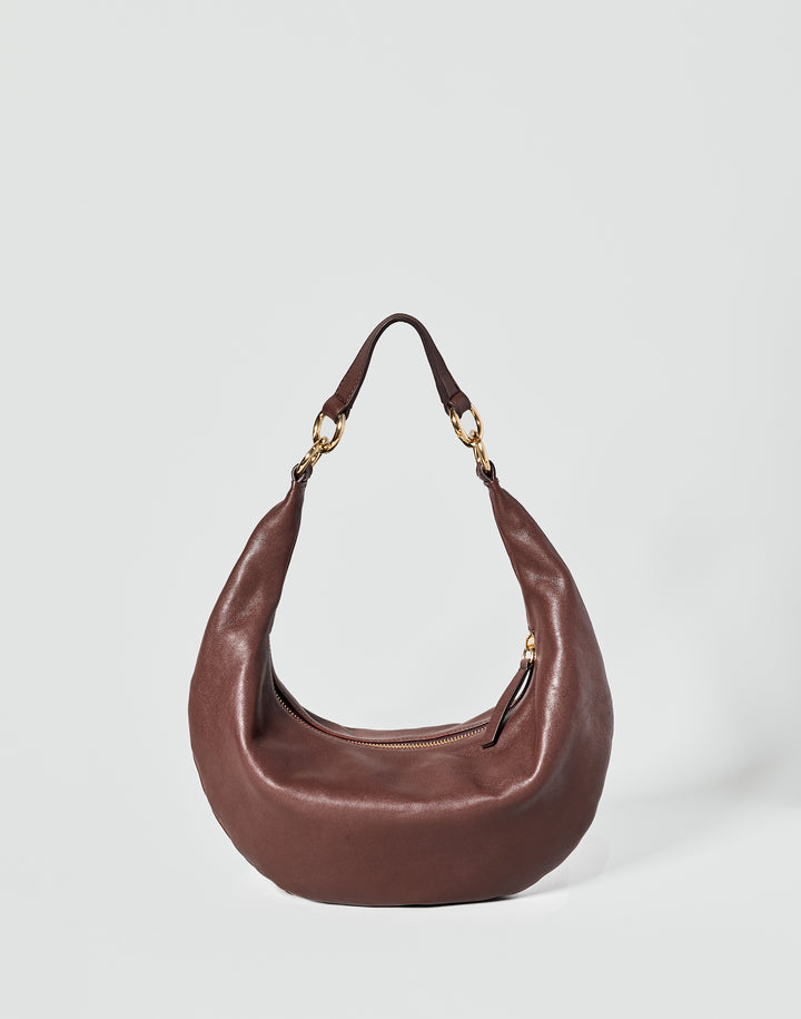 hyer goods ring bag convertible leather shoulder bag#color_bordeaux-vintage