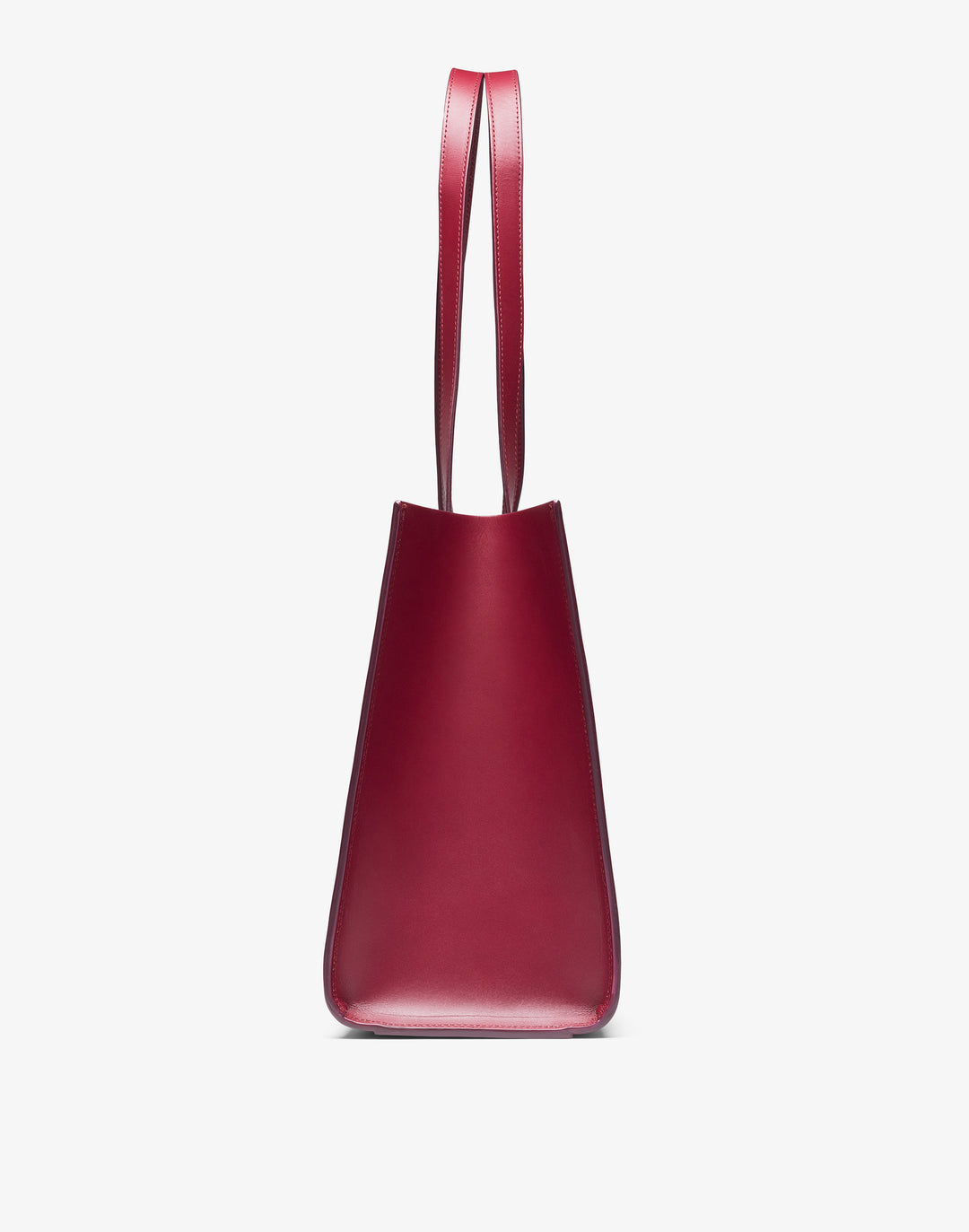 HYER GOODS Tolentino Tote in Burgundy #color_burgundy