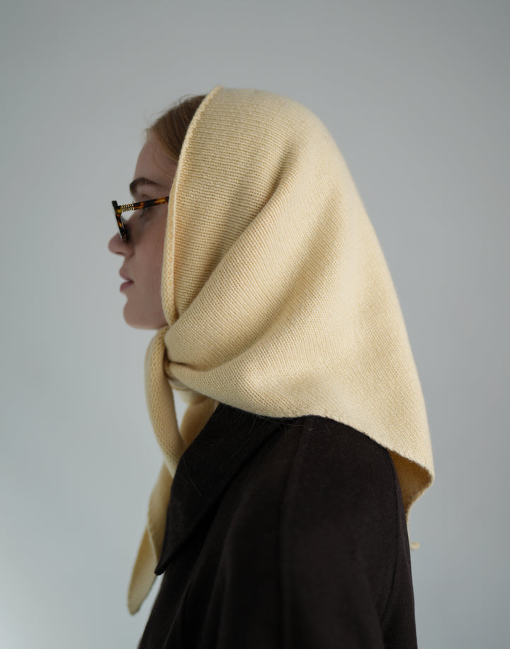 Wool Triangle Bandana Scarf