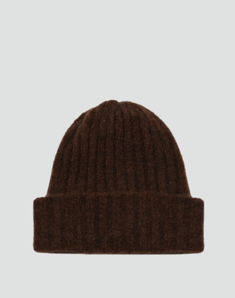 Lightweight Alpaca Wool Rib Beanie Lightweight Alpaca Wool Rib