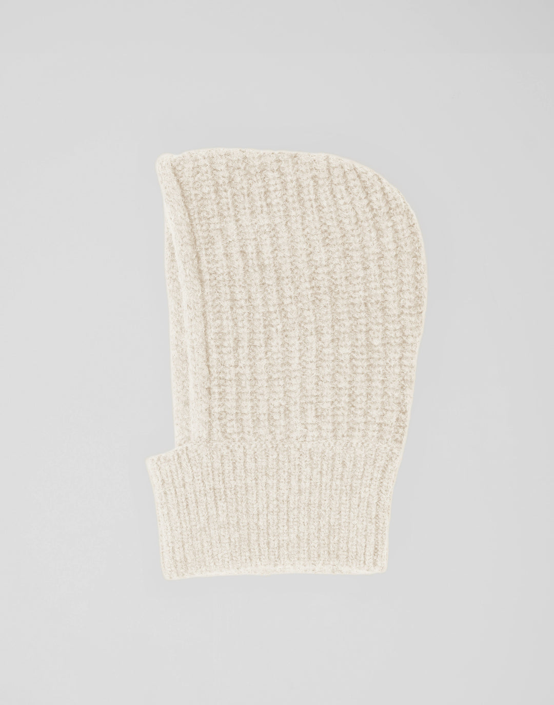 HYER GOODS chunky alpaca wool balaclava #color_cream