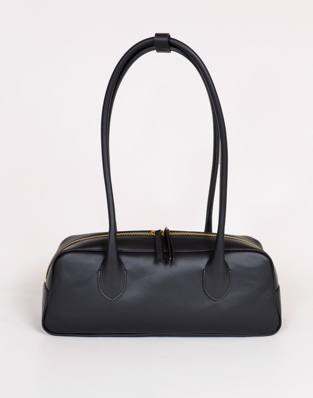 HYER GOODS La Strada East West Bag in black/gold #color_black-gold