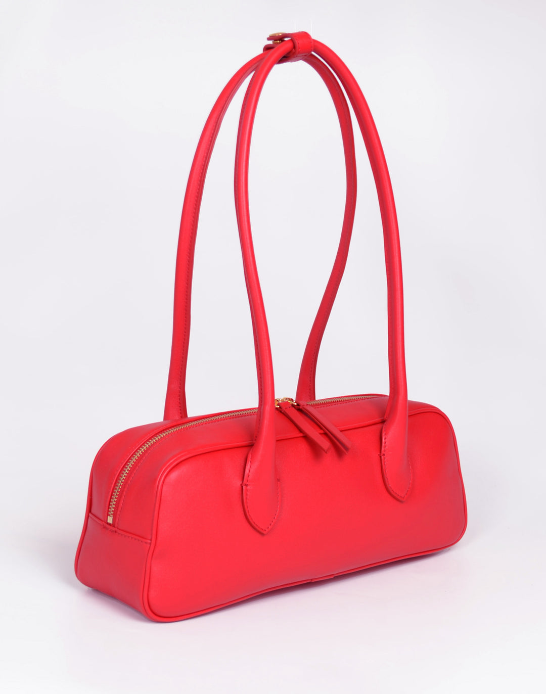 HYER GOODS La Strada East West Bag in Red #color_valentino-red