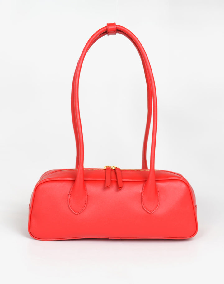 HYER GOODS La Strada East West Bag in Red #color_valentino-red