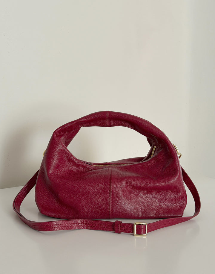 HYER GOODS mini everyday shoulder bag #color_cherry-red