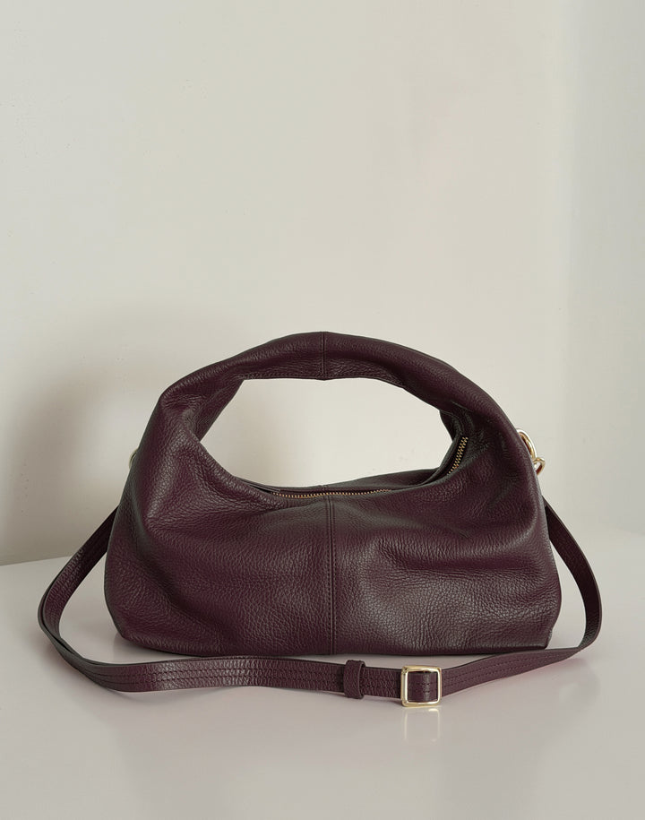 HYER GOODS mini everyday shoulder bag #color_dark-chocolate